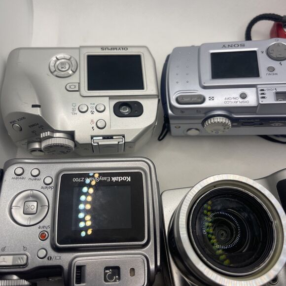 Digital Camera☆ Lot of 6 Miscellaneous Brands As Is For PARTS/REPAIRS - Picture 9 of 9